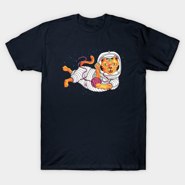 Space Cat T-Shirt by miskel